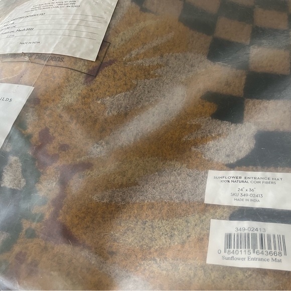 Mackenzie Childs coir doormats NWT - Picture 2 of 3